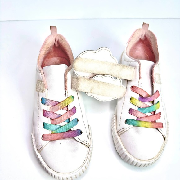Minnie and Daisy Printed Sneakers Disney H&M White and pink shoes size 12.5 - Picture 9 of 12